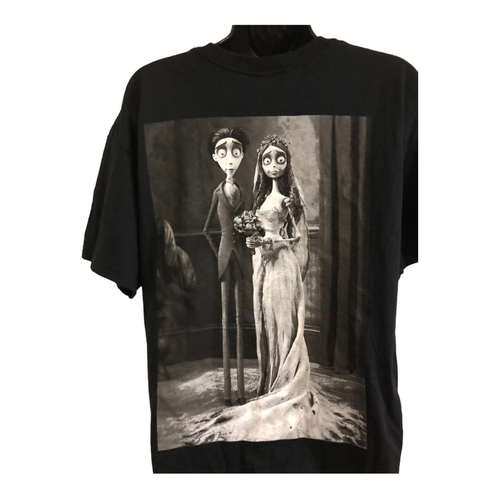 Disney’s Tim Burton The Nightmare before Christmas Corpse Bride Black t-shirt